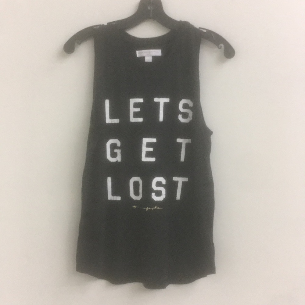 Spiritual Gangster let’s get lost tank top black n